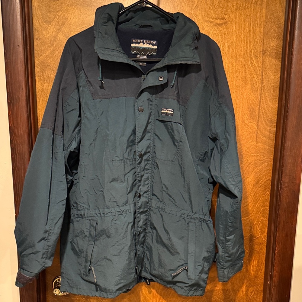 White Sierra Men's Dark Teal Raincoat
